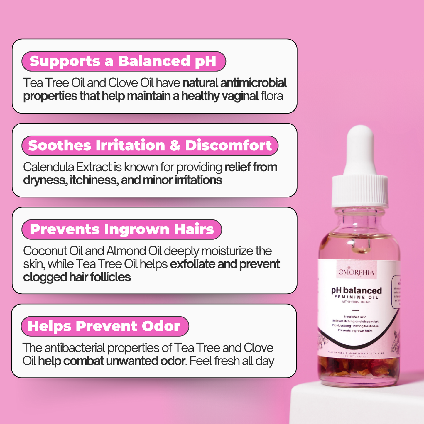 Gentle pH Balanced Wash & Restore Feminine Oil Combo