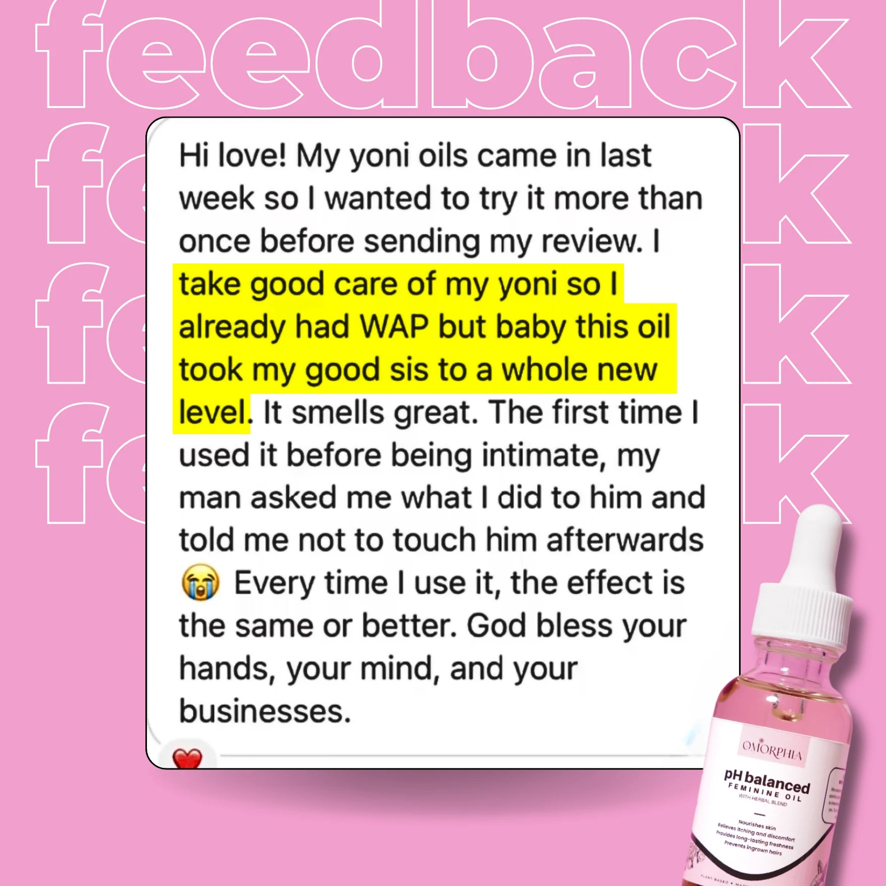 Restore Feminine Oil - Yoni Oil
