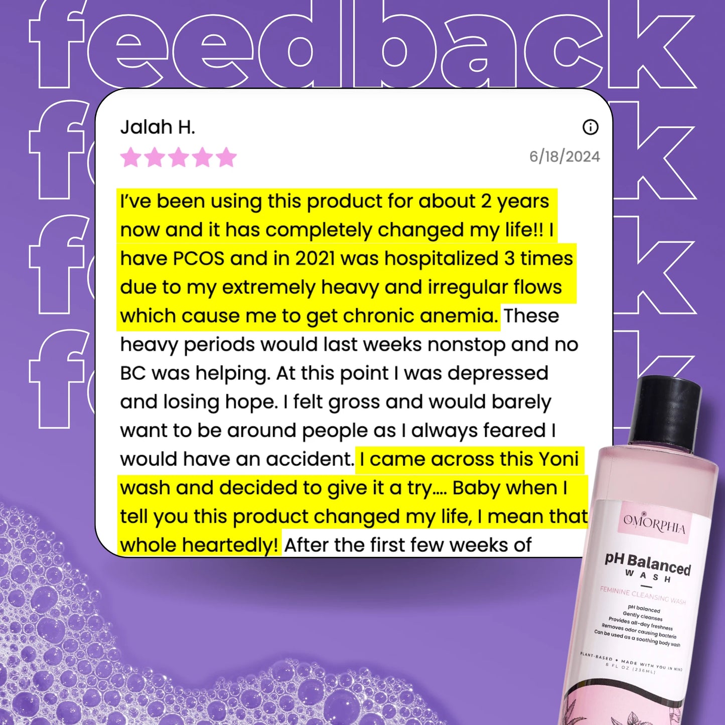 pH Balanced Wash - Yoni Wash
