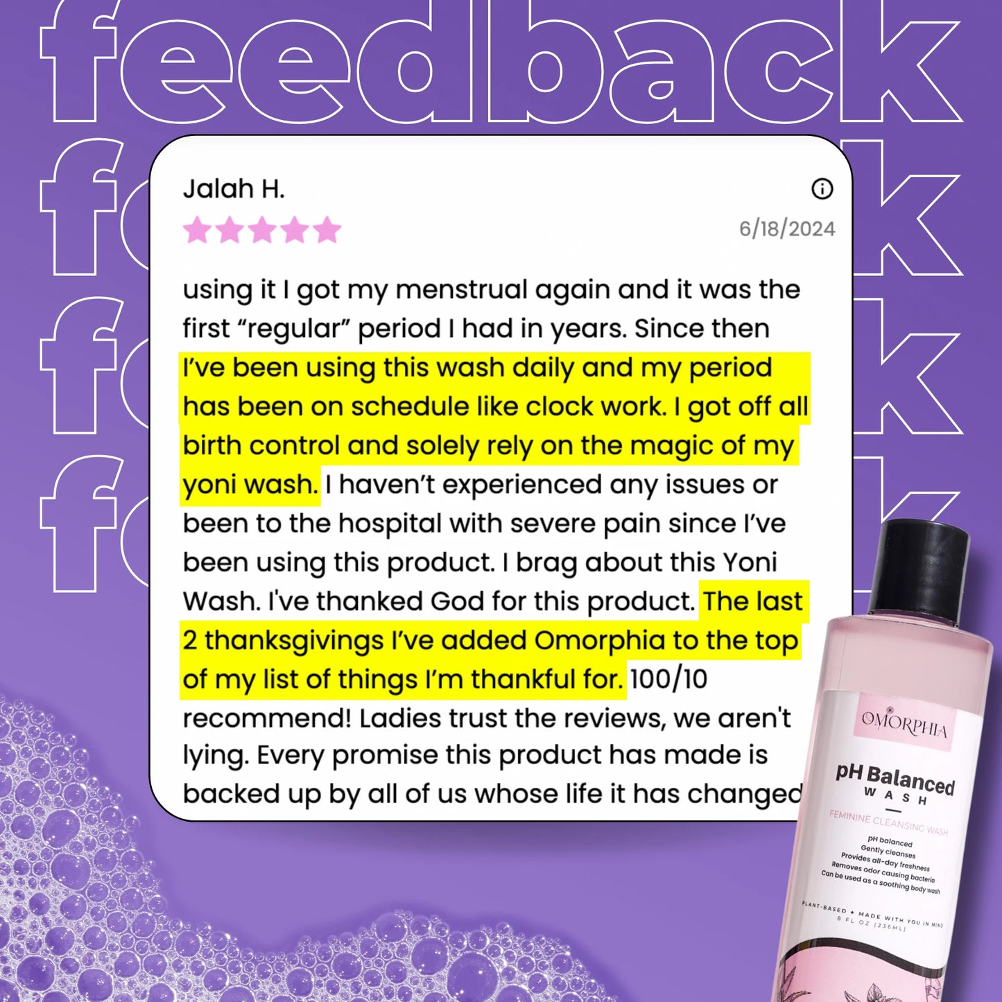 pH Balanced Wash - Yoni Wash