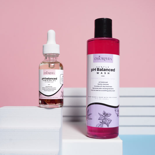Gentle pH Balanced Wash & Restore Feminine Oil Combo
