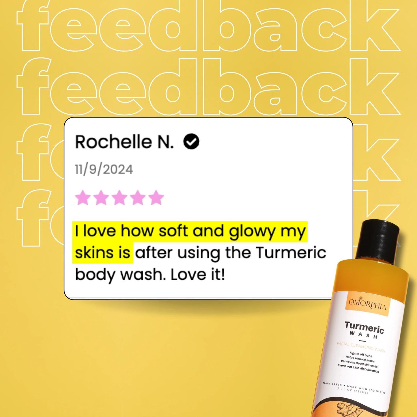 Turmeric Wash - Brightening & Soothing Cleanser