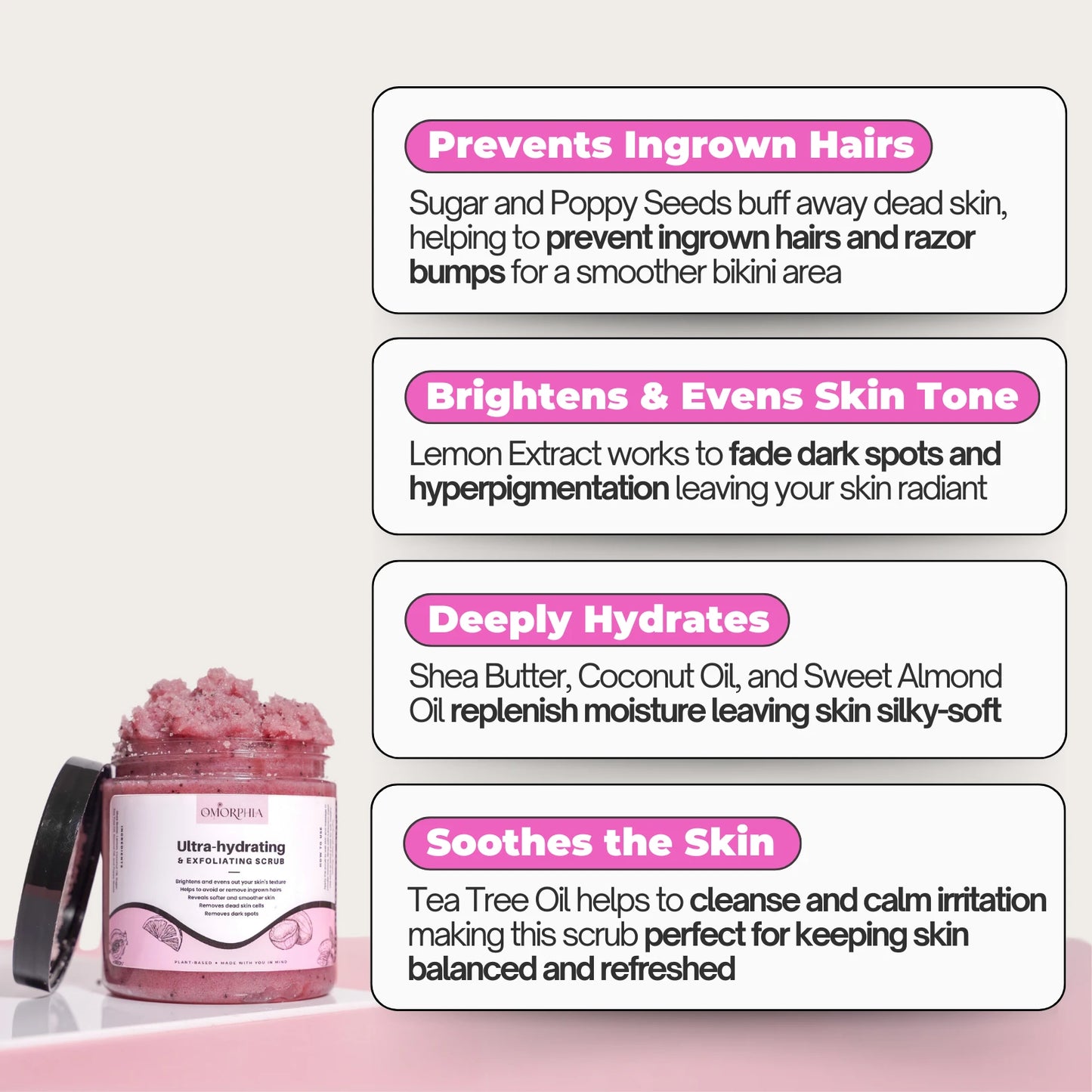 Ultra-hydrating & Exfoliating Scrub - Yoni Scrub